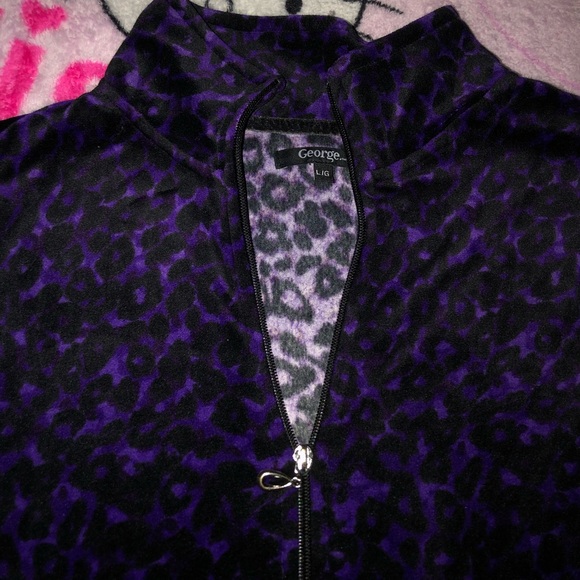 y2k velour zip sweatshirt - Picture 3 of 6